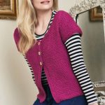 Free Knitting Pattern for a Women's Simple Cardigan