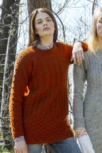 Free Knitting Pattern for a Women’s Textured Sweater