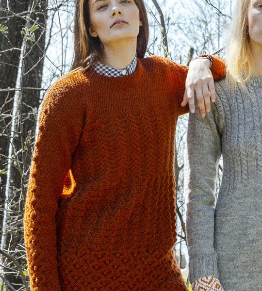 Free Knitting Pattern for a Women’s Textured Sweater