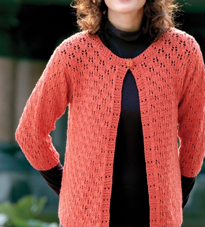 Free Knitting Pattern for an Acapulco & Old Lace Cardigan