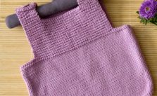 Free Knitting Pattern for an Easy and Cute Baby Top