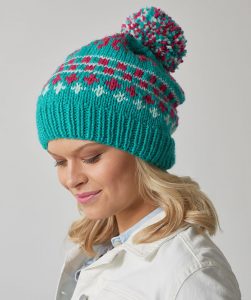Free Knitting Pattern for Vivid Fair Isle Hat
