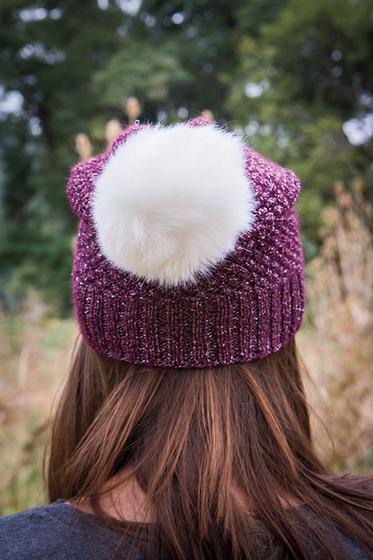 Free Knitting Pattern for a Alux Slouch Hat