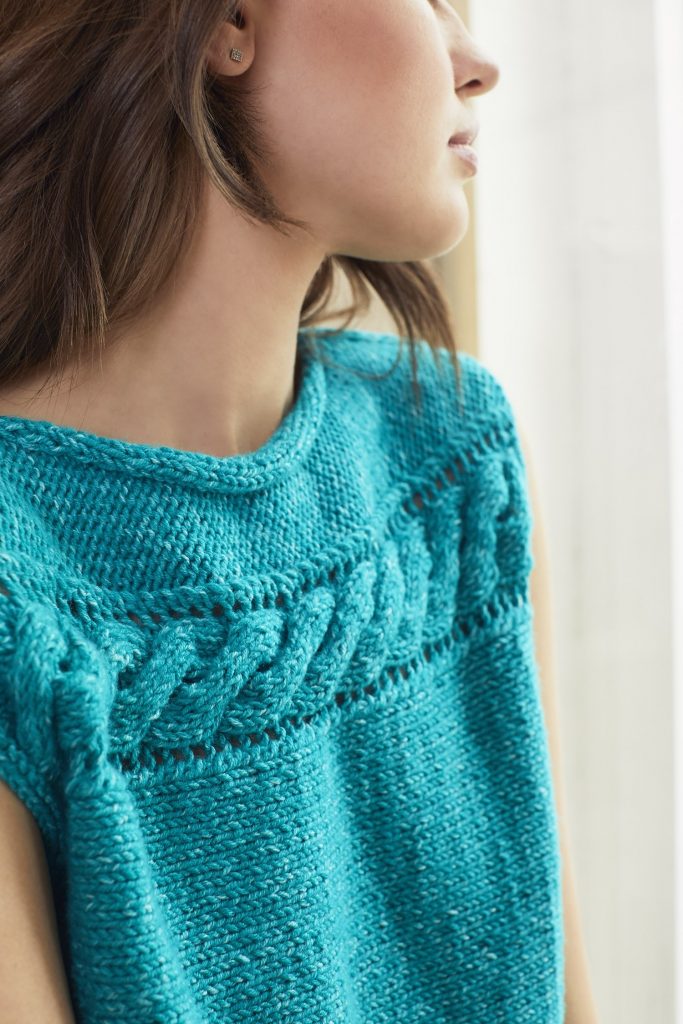 Free Knitting Pattern for a Bondi Beach Top