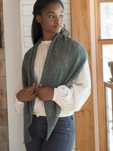 Free Knitting Pattern for a Lacy Stole Gianna