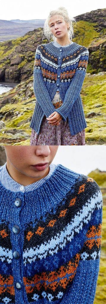 Free Knitting Pattern for a Petrine Cardigan
