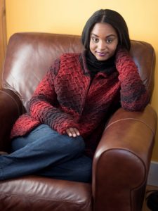 Free Knitting Pattern for a Slipped Stitch Cardigan