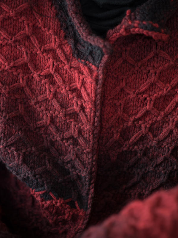 Free Knitting Pattern for a Slipped Stitch Cardigan