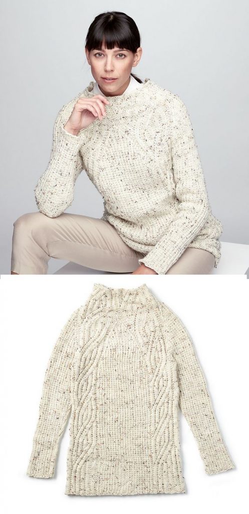 Free Knitting Pattern for a Textured Shift Sweater