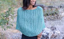 Free Knitting Pattern for a Wyatt Jade Poncho