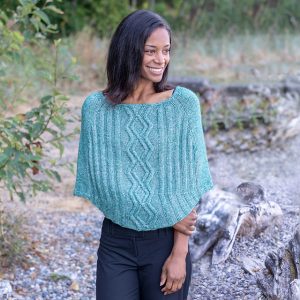 Free Knitting Pattern for a Wyatt Jade Poncho