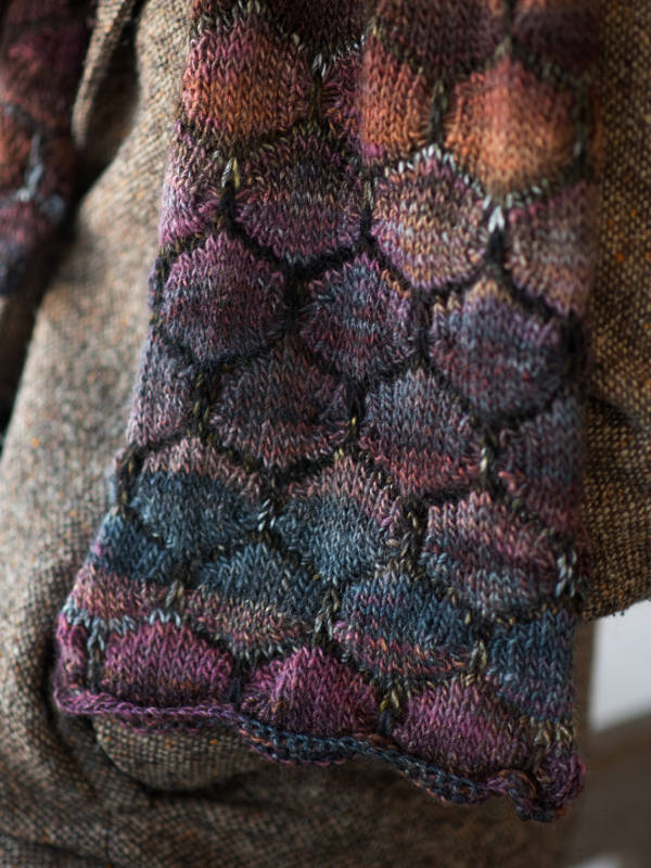 Free Knitting Pattern for an Easy Slipped Stitch Scarf