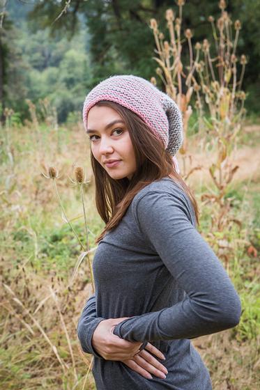 Free Knitting Pattern for an Equilateral Slouch Beanie