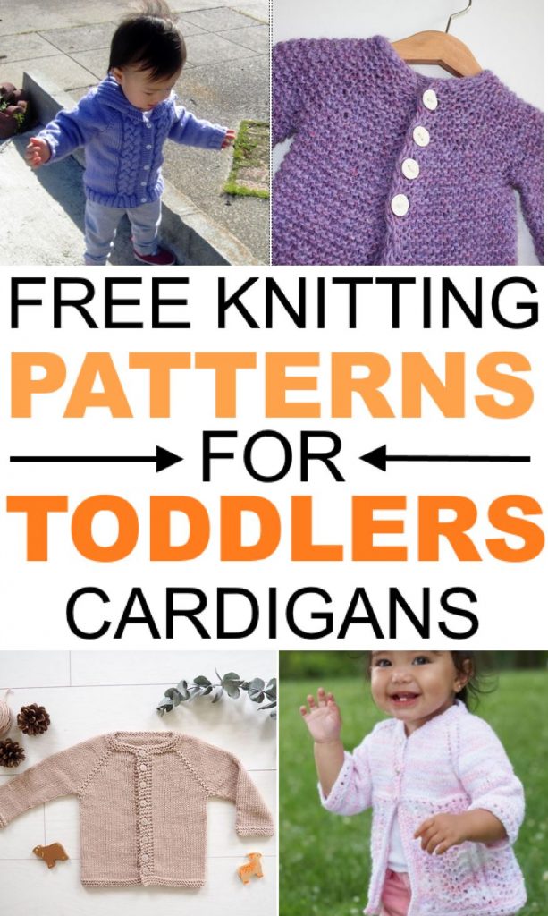 Free Knitting Patterns for Toddlers Cardigans