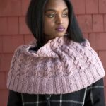Free Knitting Pattern for a Cabled Capelet Josie