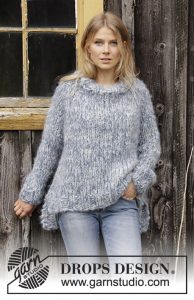 Free Knitting Pattern for a Chunky Knit Sweater Cloud Chasing