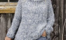 Free Knitting Pattern for a Chunky Knit Sweater Cloud Chasing