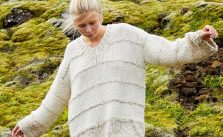 Free Knitting Pattern for a Dagny Pullover