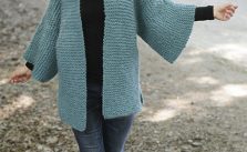 Free Knitting Pattern for a Garter Stitch Jacket Emerald Isle