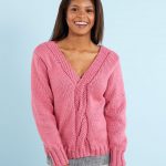 Free Knitting Pattern for a Lovely Cable Knit Sweater