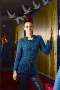 Free Knitting Patterns for a Cable Stitch Fitted Sweater
