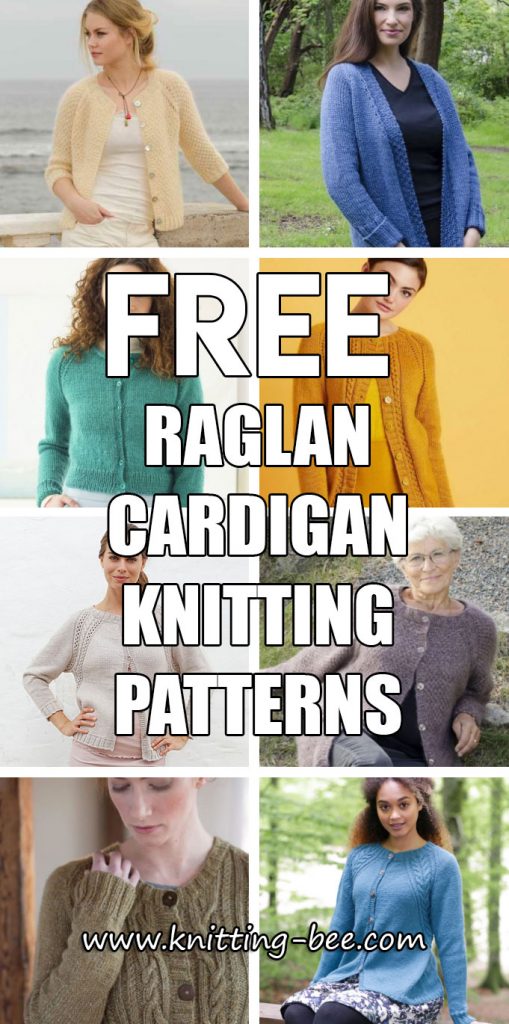 Free Raglan Cardigan Knitting Patterns