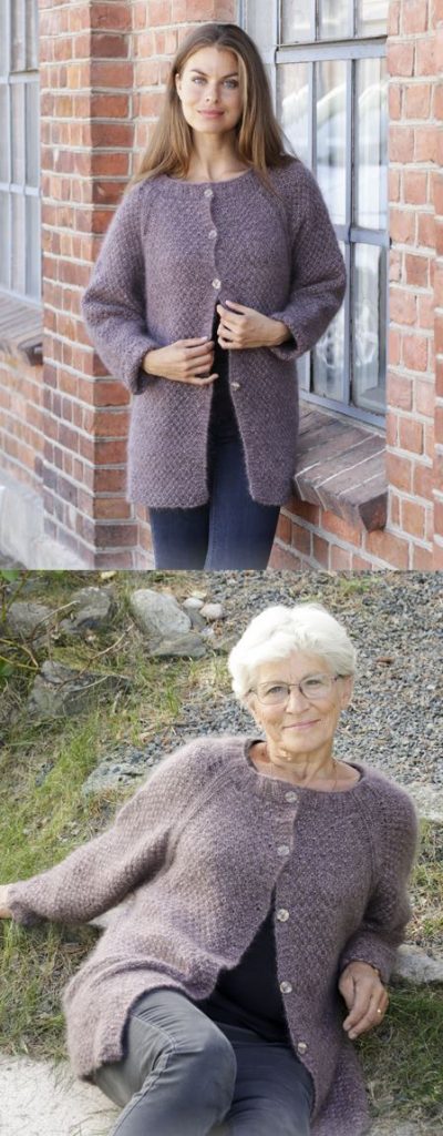 Free raglan cardigan knitting patterns with seed stitch