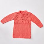 Free Knitting Pattern for Child's Heart Yoke Tunic