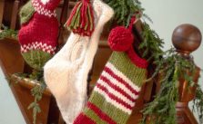 Free Knitting Pattern for Christmas Stockings