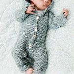 Free Knitting Pattern for a Babysuit Truly Wooly with Hood
