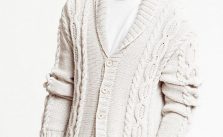 Free Knitting Pattern for a Cabled Man’s Cardigan