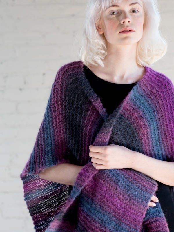 Free Knitting Pattern for an Easy Poncho