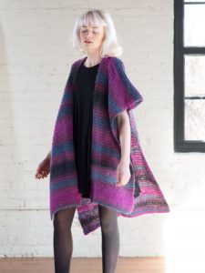 Free Knitting Pattern for a Poncho Dayleza
