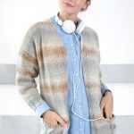 Free Knitting Pattern for a Wandering Cables Cardigan