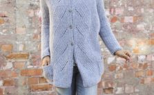 Free Knitting Pattern for an Aster Jacket