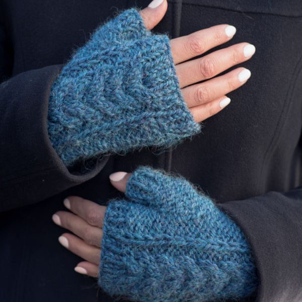 Free Knitting Pattern for Fingerless Mitts