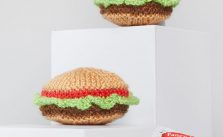 Free Knitting Pattern for a Yummy Knit Hamburgers