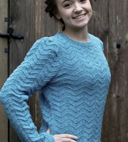 Free Knitting Pattern for the Carly Pullover
