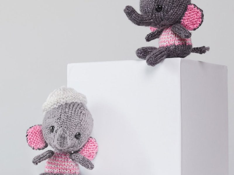 Free Knitting Patterns for Little Amigurumi Elephants
