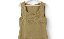 Free Knitting Pattern for an Easy Women’s Tank Top