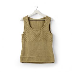 Free Knitting Pattern for an Easy Women’s Tank Top