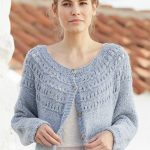 Free Knitting Pattern for a April Showers Jacket