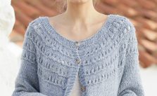 Free Knitting Pattern for a April Showers Jacket
