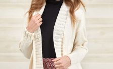 Free Knitting Pattern for a Long Everyday Cardigan for Women