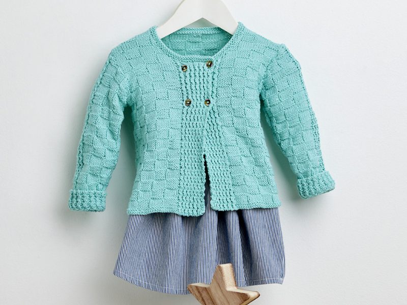Free Knitting Pattern for a Baby Cardigan in 4 Ply