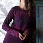 Free Knitting Pattern for a Women's Lace Tunic in Variegated Yarn