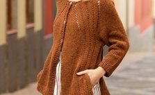Free Knitting Pattern for an Autumn Spice Cardigan