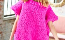 Free Knitting Pattern for an Oversized Statement Tunic