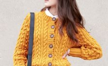 Free Knitting Pattern for Patons Dovercourt Cardigan