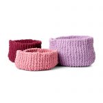 Free Knitting Pattern for Small Garter Stitch Baskets